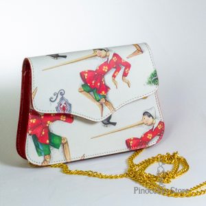 Borsetta a tracolla ondulata