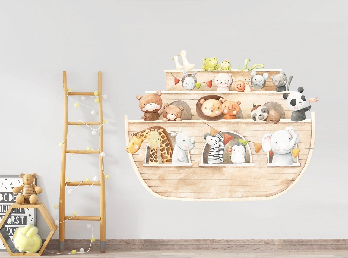 Adesivo murale Arca di Noè - immagine 3