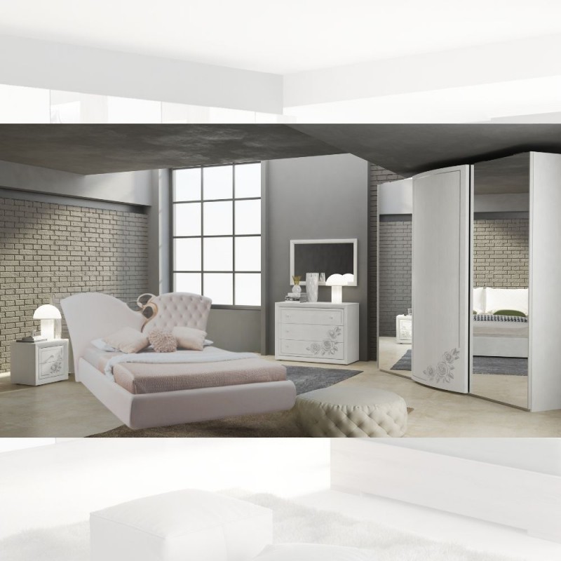 CAMERA MATRIMONIALE COMPLETA – ROSA - immagine 5