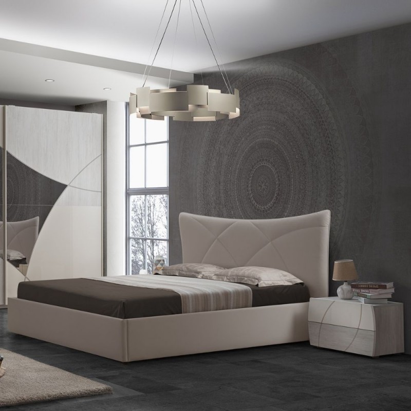 CAMERA DA LETTO MATRIMONIALE COMPLETA ATOM - immagine 3