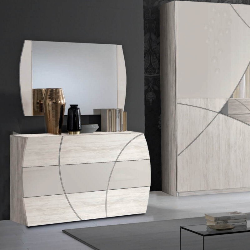 CAMERA DA LETTO MATRIMONIALE COMPLETA ATOM - immagine 5