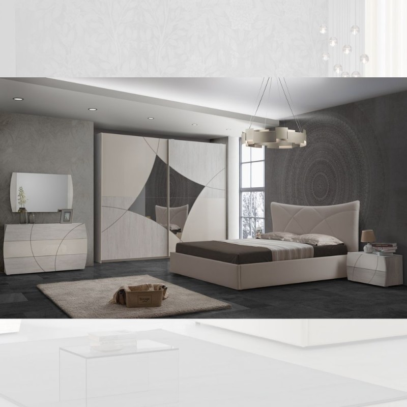 CAMERA DA LETTO MATRIMONIALE COMPLETA ATOM - immagine 6