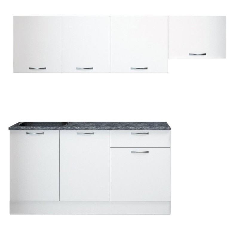 CUCINA FROSINONE 220 BIANCA CON ELETTRODOMESTICI - immagine 3