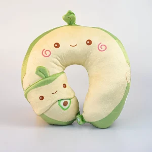 MINISO Cuscini-Cuscino Da Viaggio Con Mascherina – Avocado