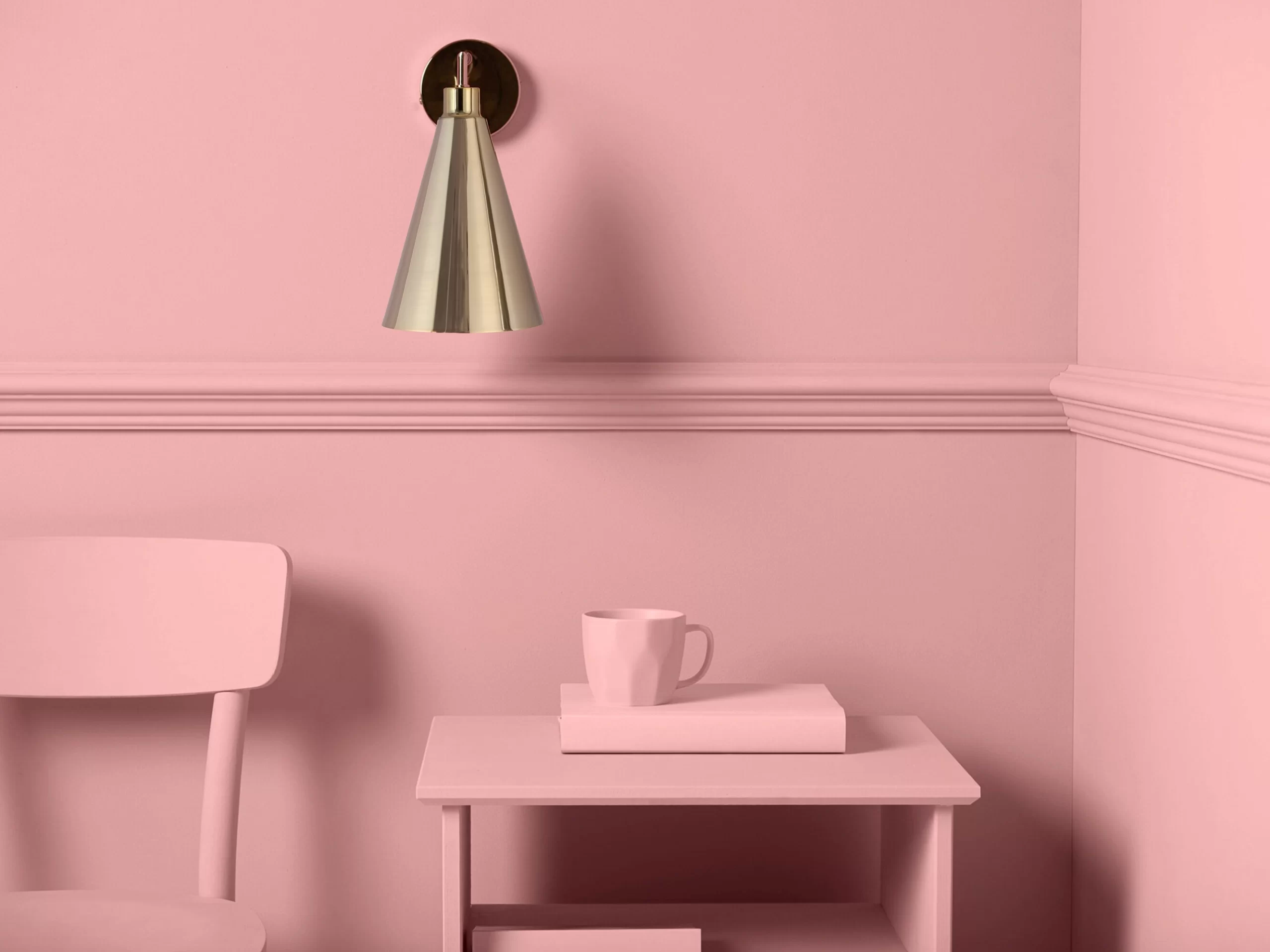 Lampada da parete con paralume a cono ORO - immagine 6