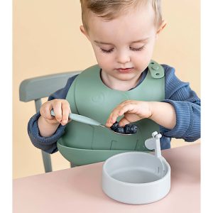 DONE BY DEER – PIATTO ANTI-SCIVOLO IN SILICONE ALIMENTARE PEEKABOO – RAFFI