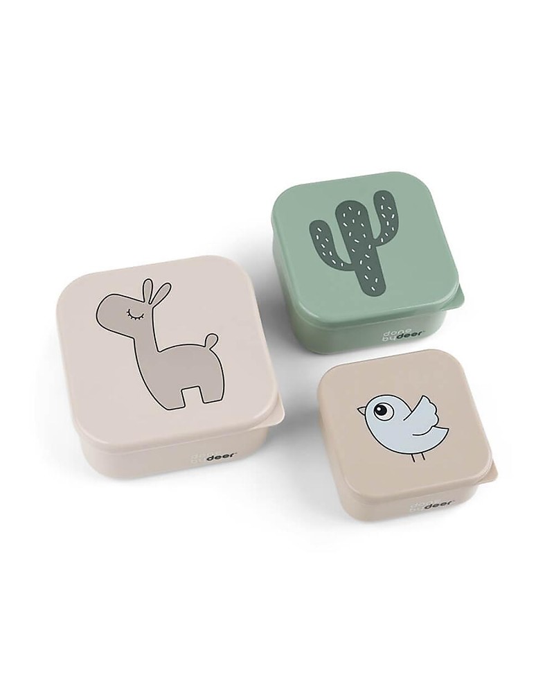 Tris porta-merenda o pranzo – Done by deer – fantasie varie - immagine 5