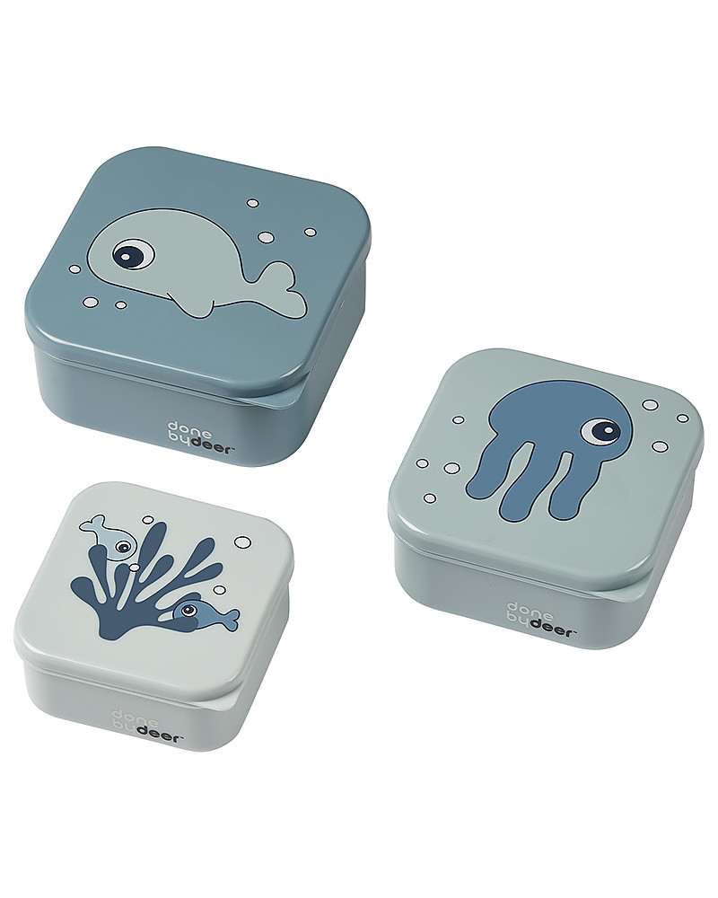 Tris porta-merenda o pranzo – Done by deer – fantasie varie - immagine 7