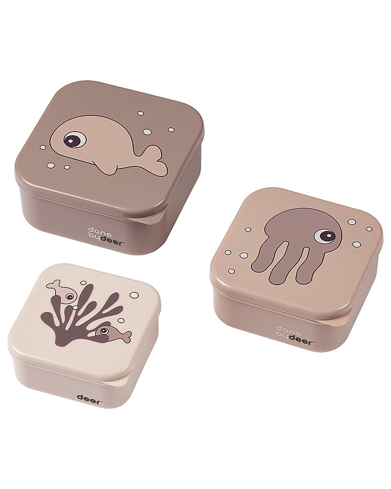 Tris porta-merenda o pranzo – Done by deer – fantasie varie - immagine 9