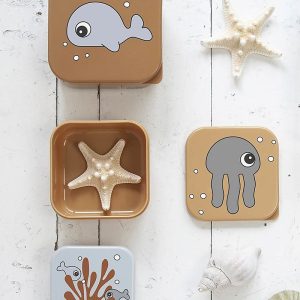 Tris porta-merenda o pranzo – Done by deer – fantasie varie