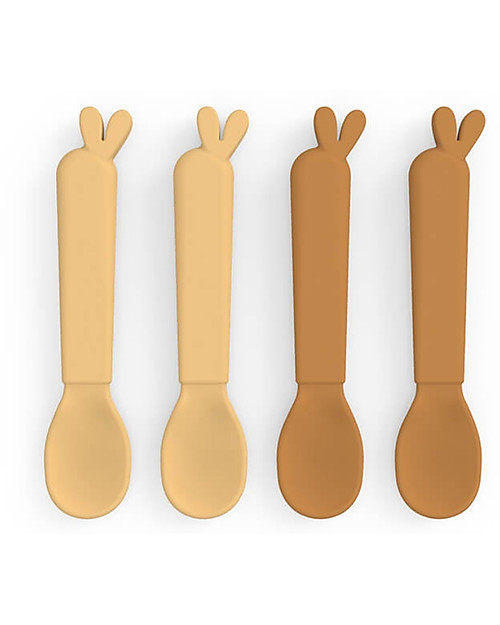 Set 4 Cucchiai Kiddish – Lalee -100% Riciclabile senza Melamina – Done By Deer – 5 variazione colore - immagine 5