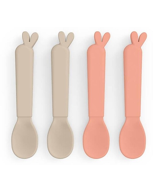 Set 4 Cucchiai Kiddish – Lalee -100% Riciclabile senza Melamina – Done By Deer – 5 variazione colore - immagine 4