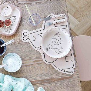Tovaglietta Antiscivolo Silicone Alimentare Dreamy Dots – Done by Deer – 3 colori disponibili