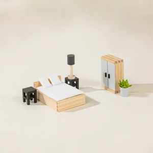 Mobili e accessori per la camera da letto principale in legno Doll House