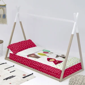 Set copripiumino imbottito-lenzuola-federa – Cappuccetto rosso – letto singolo