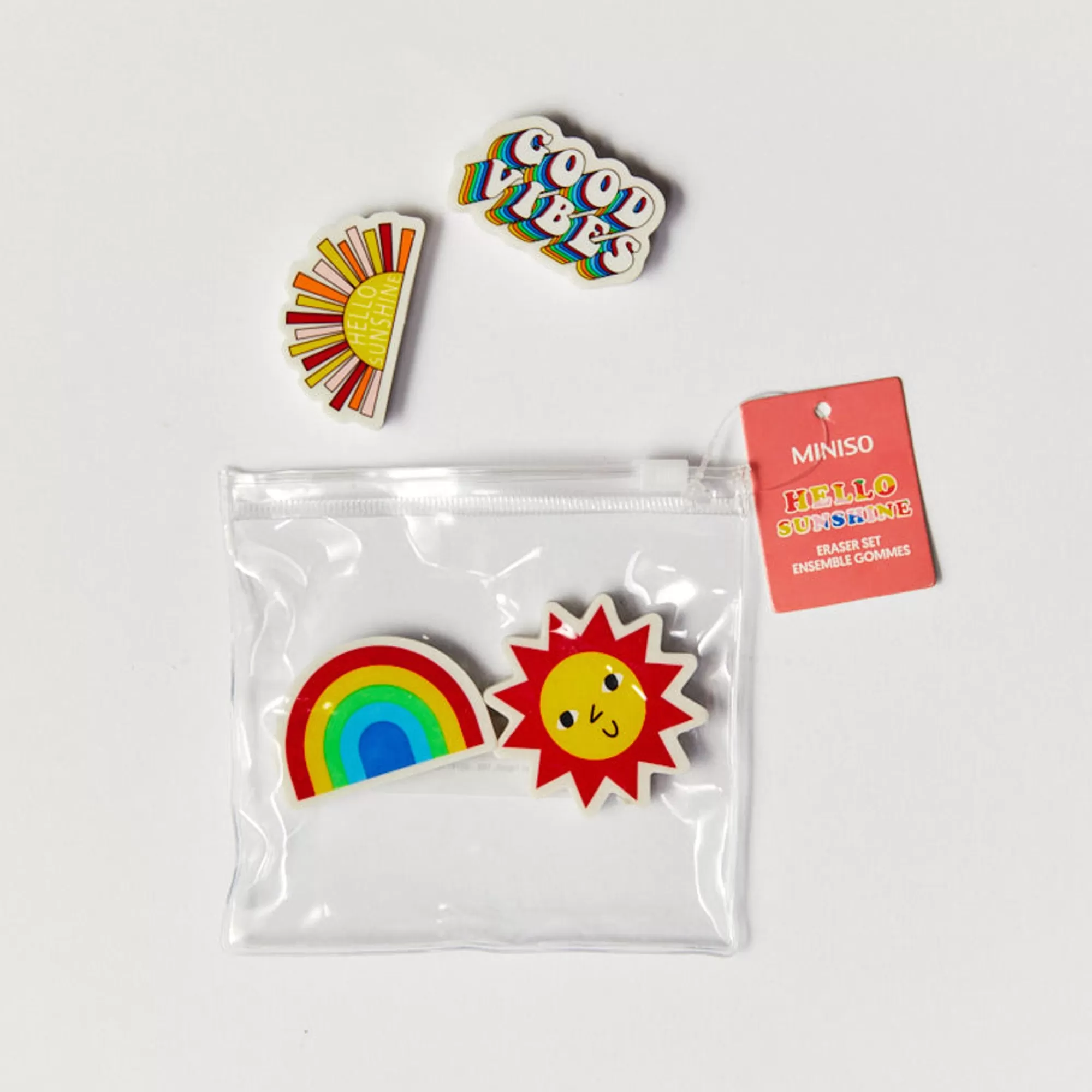 MINISO Altra Cancelleria-Gomme Raibow Series (4Pz)