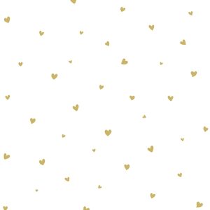 CARTA DA PARATI – Cuori oro