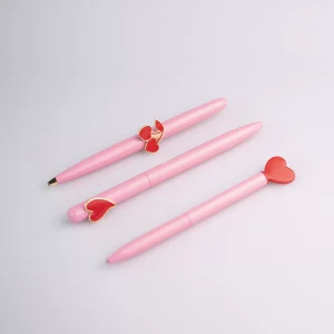 MINISO Penne E Pennarelli-Penna Love Con Dettaglio Cuore – (1Pz)