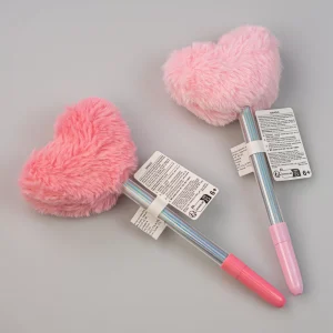 MINISO Penne E Pennarelli-Penna Peluches – Cuore (1Pz)