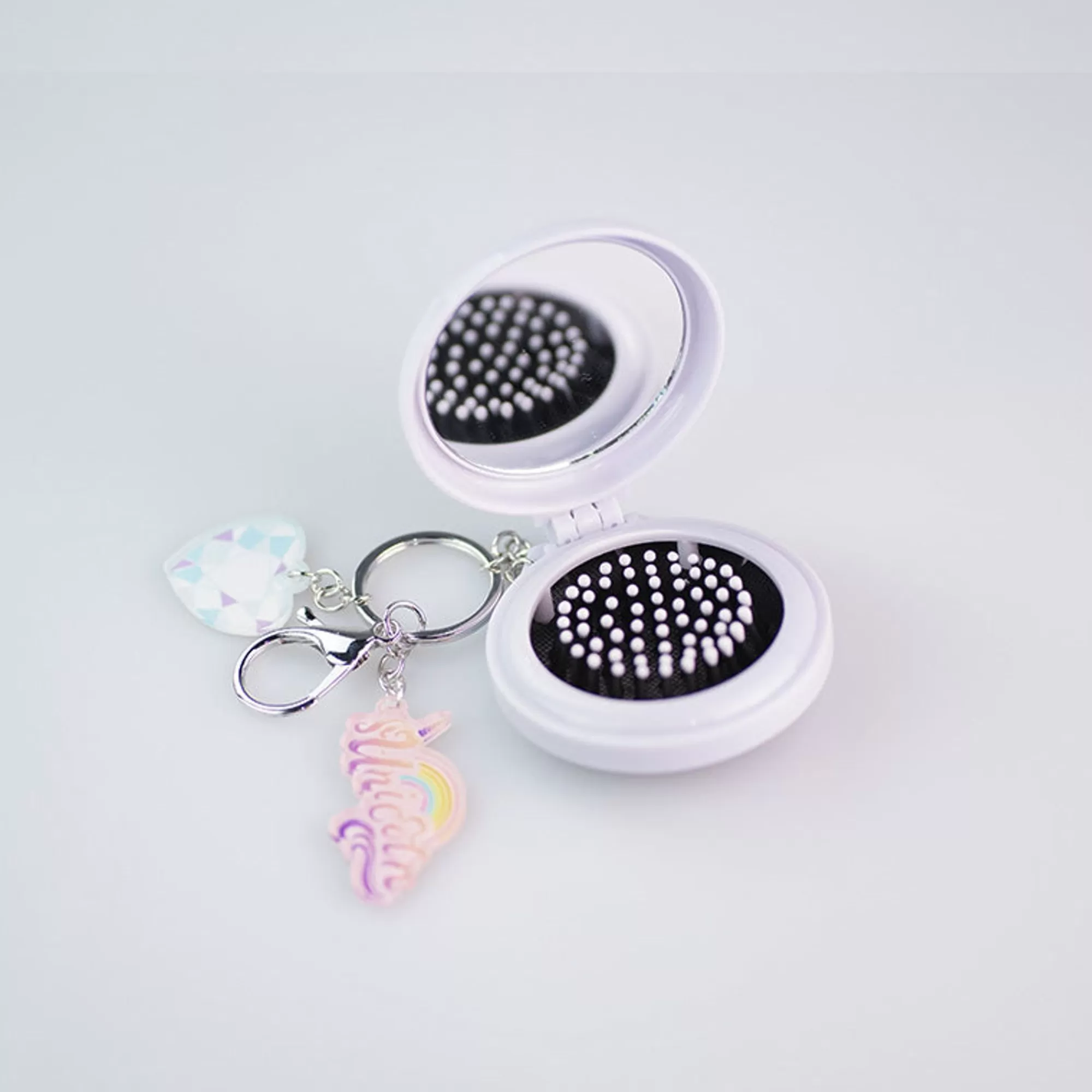 MINISO Borse & Zaini-Portachaivi Mini Pettine – Unicorn Dream (1Pz)