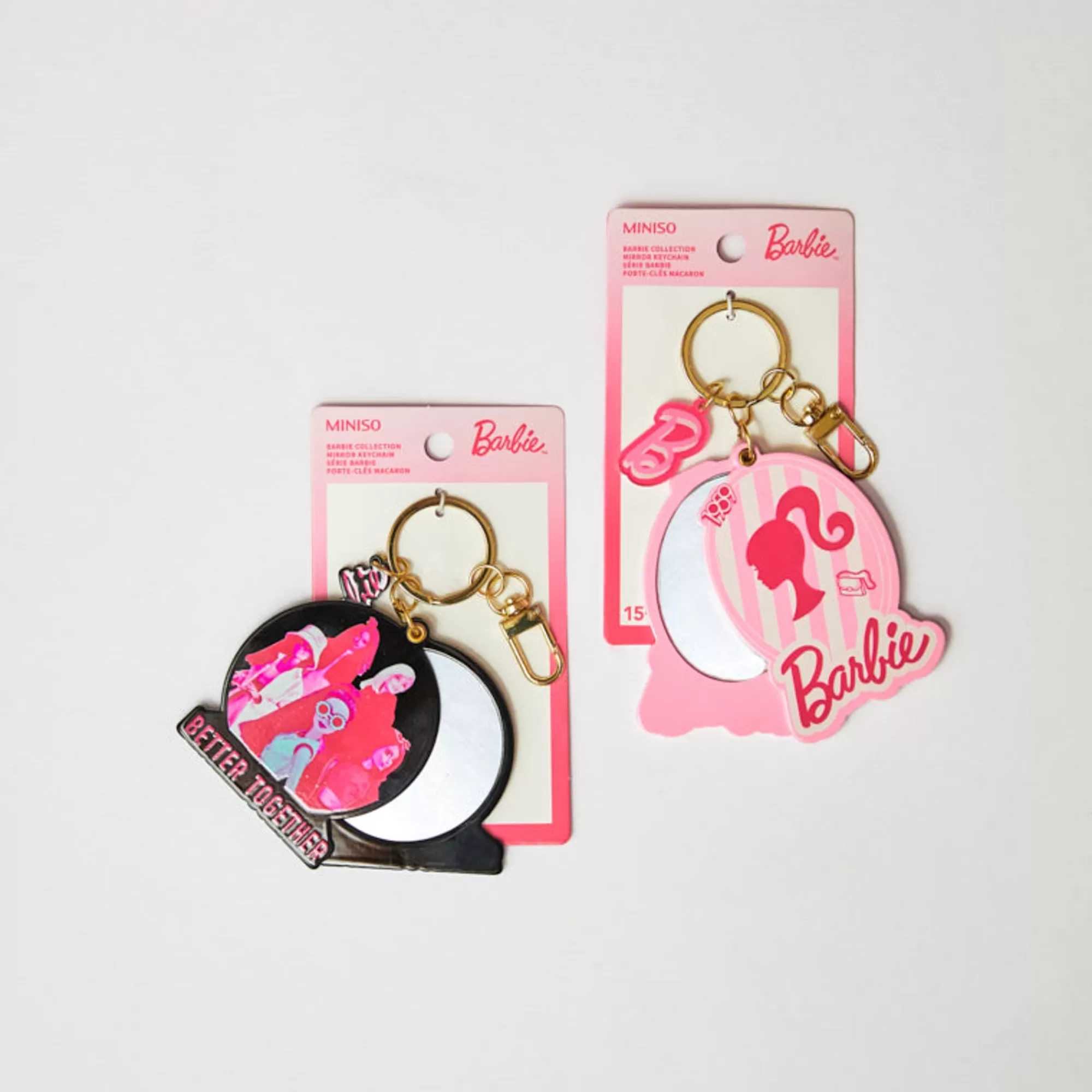 MINISO Borse & Zaini-Portachiavi Specchio – Barbie (1Pz) - immagine 3