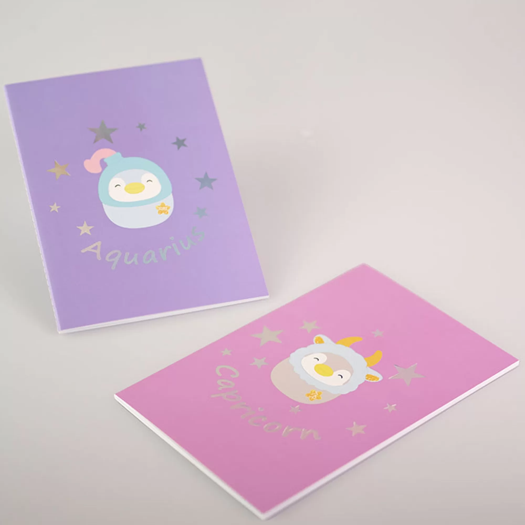 MINISO Notebook-Quaderno Rilegato A Punto – Collezione Segni Zodiacali (A5) – (2Pz) - immagine 3