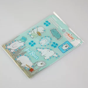 MINISO Altra Cancelleria-Stickers Con Brillantini Ice Bear – We Bare Bears