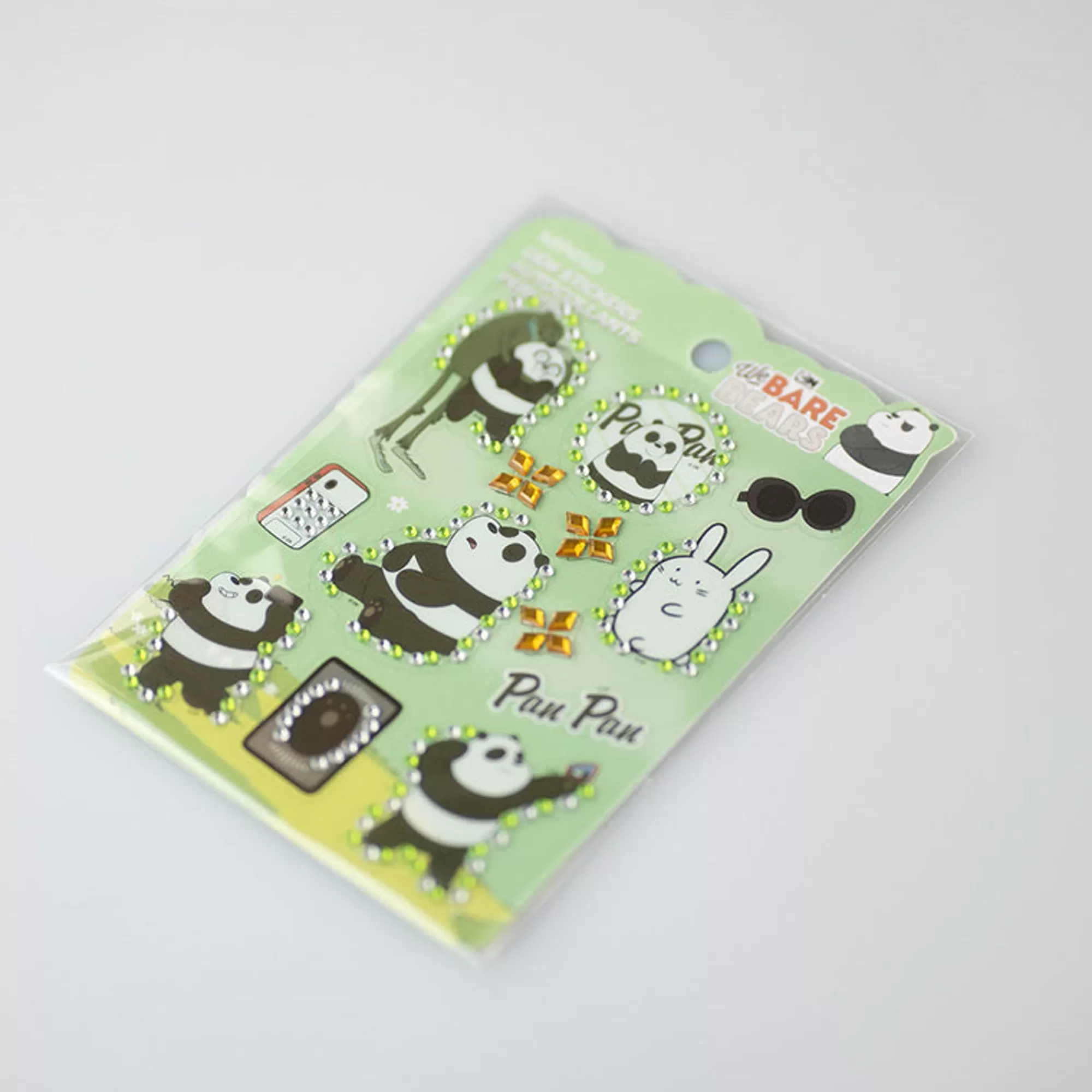 MINISO Altra Cancelleria-Stickers Con Brillantini Panda – We Bare Bears - immagine 2