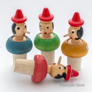 4 Tappi per bottiglia Pinocchio