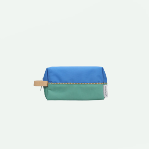 TOILETRY BAG | colourblocking | radar blue aquatic green