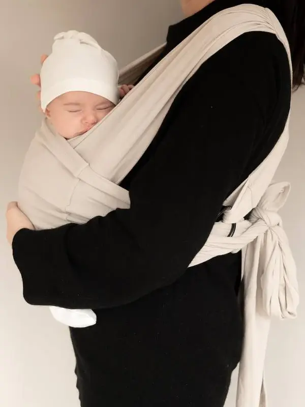 BAMBOOM FASCIA PORTA BEBE’ SAND - immagine 5