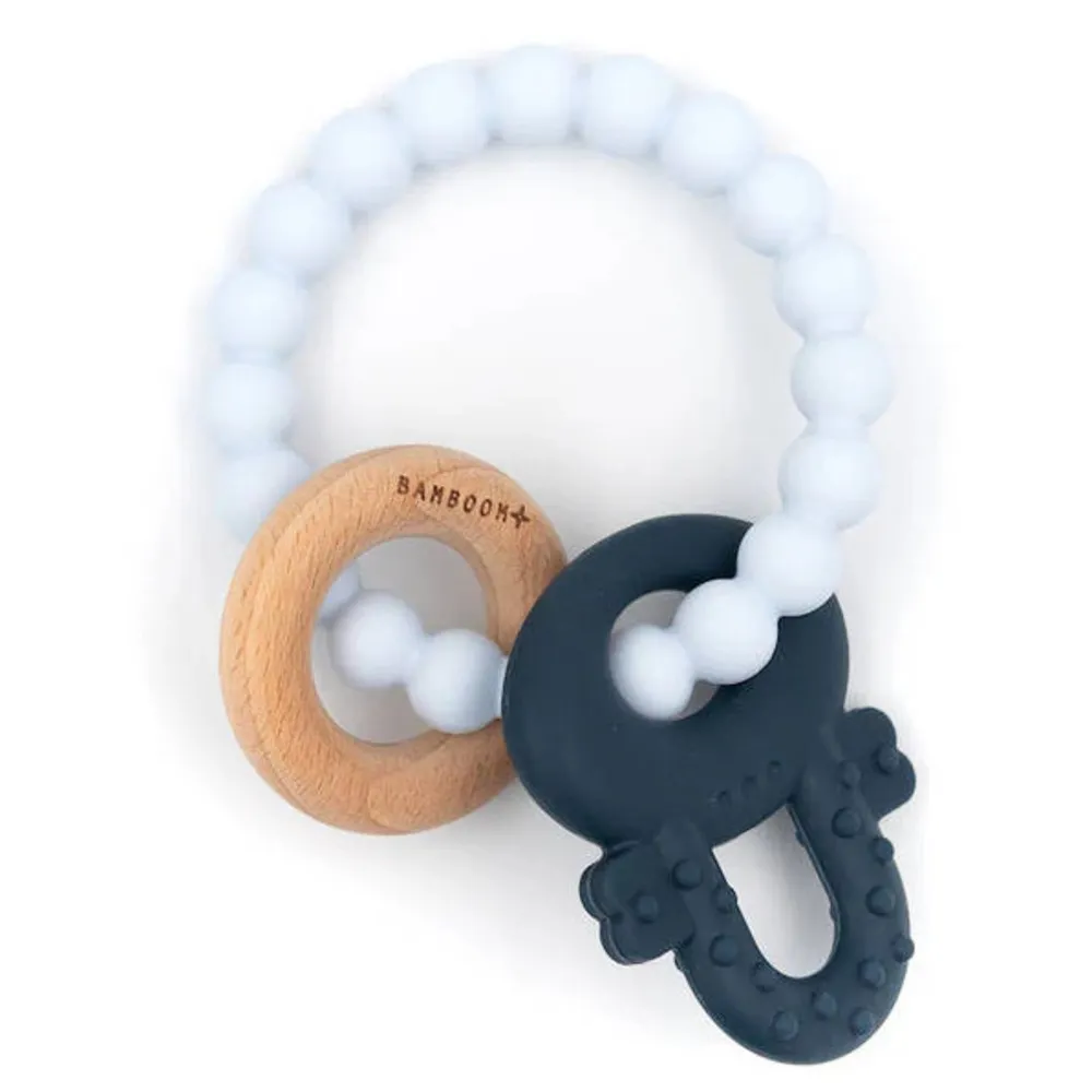 BAMBOOM MASSAGGIAGENGIVE CHIAVI BLU IN SILICONE