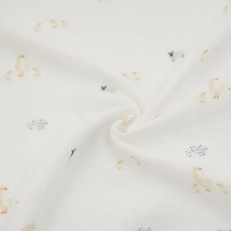 BAMBOOM SET 3 MUSSOLE 70×70 FARM BUDDIES - immagine 3