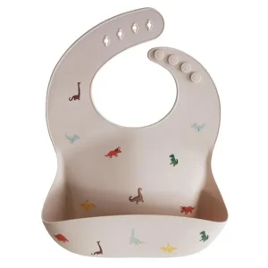 MUSHIE BAVETTO IN SILICONE BIB DINOSAURS