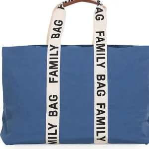 CHILDHOME FAMILY BAG SIGNATURE TELA INDACO
