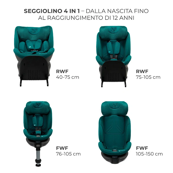 KINDERKRAFT SEGGIOLINO AUTO XRIDER 2 VERDE - immagine 6