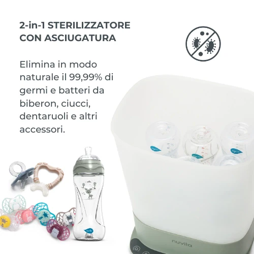 NUVITA STERIDRY STERILIZZATORE CON ASCIUGATURA 1088 - immagine 3